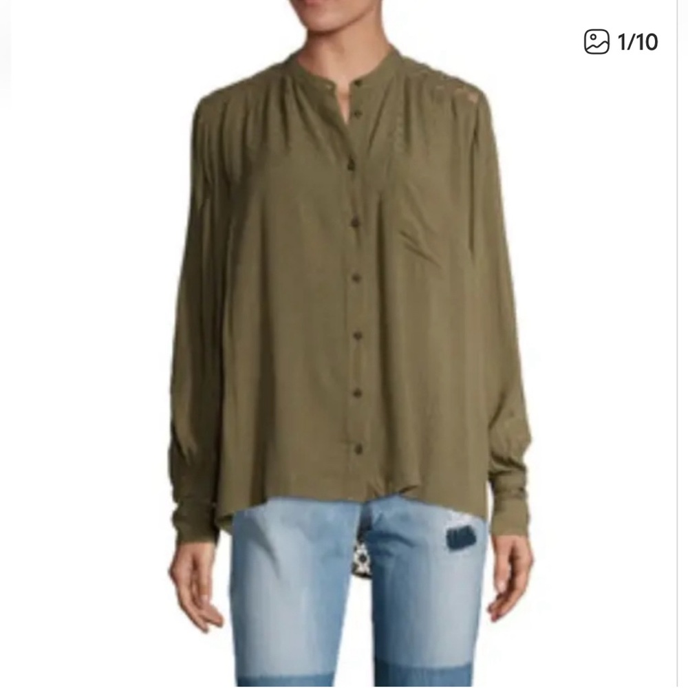 Free People The Best Button-Down Shirt